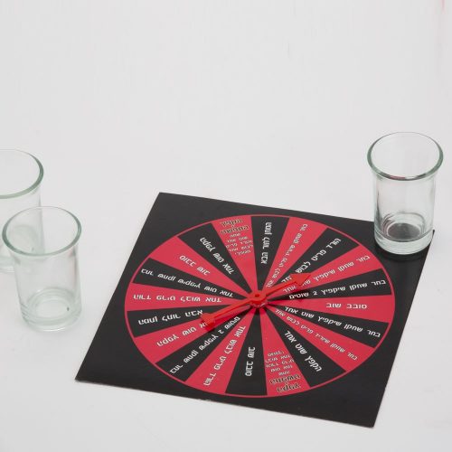 משחק שתיה גלגל משימות בעברית K400001-2