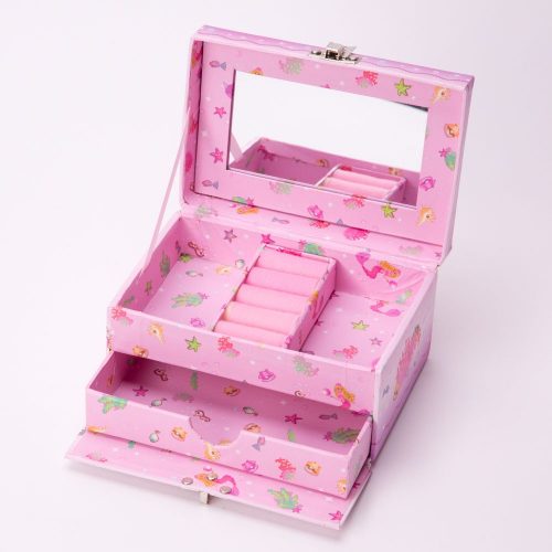 קופסת תכשיטים נסיכה עם כלי כתיבה K400065-1