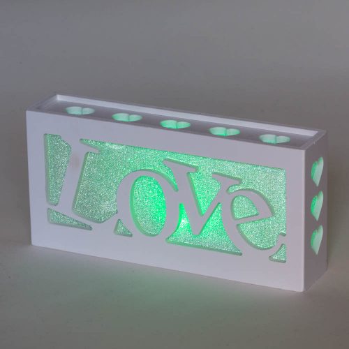 מנורת לד LED אהבה LOVE מחליפה צבעים K600048-2