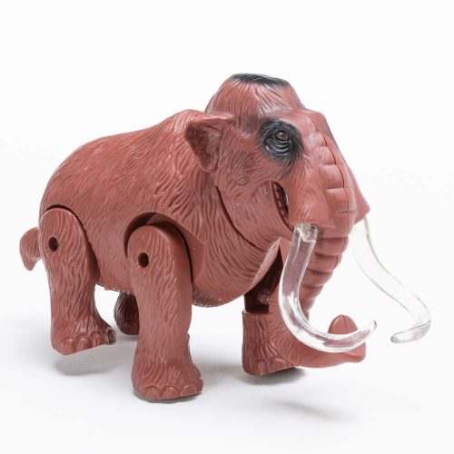 פיל צעצוע חום הולך עם קולות ואורות צבעוניים K200238