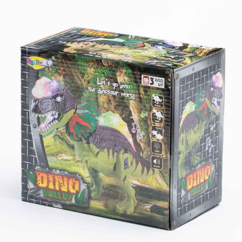 דינוזאור בובת צעצוע להרכבה ולמשחק מוציאה קולות ומדליקה אורות K200239-2