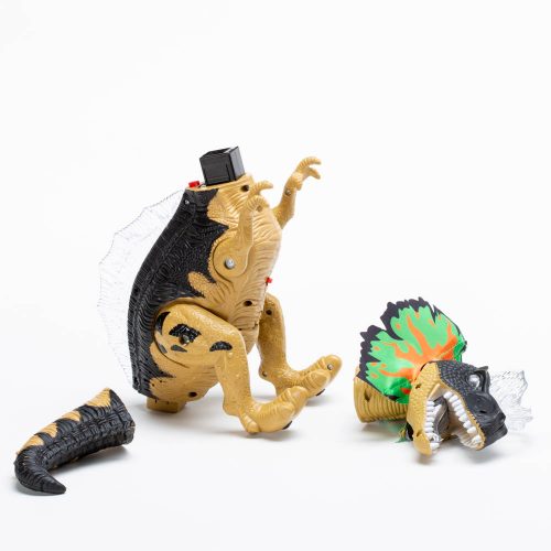 דינוזאור בובת צעצוע להרכבה ולמשחק מוציאה קולות ומדליקה אורות K200239-3
