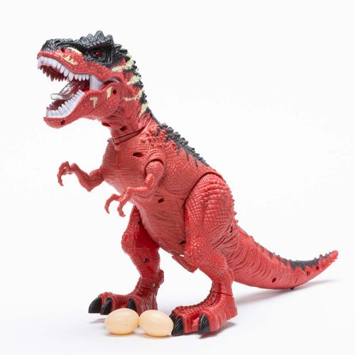 דינוזאור גדול בובת צעצוע להרכבה ולמשחק מטילה ביצים מוציאה קול ומדליקה אורות K200242-1