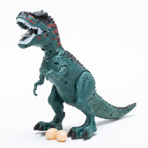דינוזאור גדול בובת צעצוע להרכבה ולמשחק מטילה ביצים מוציאה קול ומדליקה אורות K200242-2