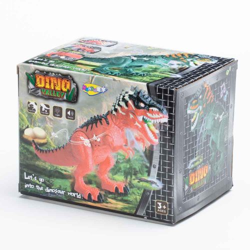 דינוזאור גדול בובת צעצוע להרכבה ולמשחק מטילה ביצים מוציאה קול ומדליקה אורות K200243-1