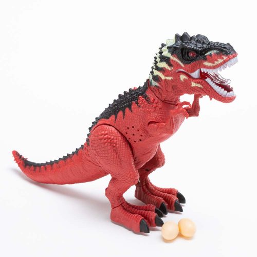 דינוזאור גדול בובת צעצוע להרכבה ולמשחק מטילה ביצים מוציאה קול ומדליקה אורות K200243-3