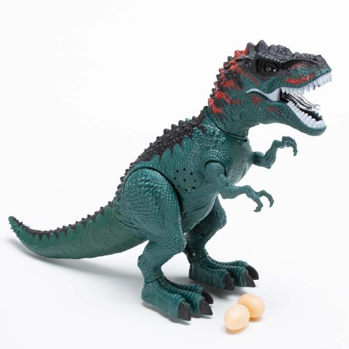 דינוזאור גדול בובת צעצוע להרכבה ולמשחק מטילה ביצים מוציאה קול ומדליקה אורות K200243-4