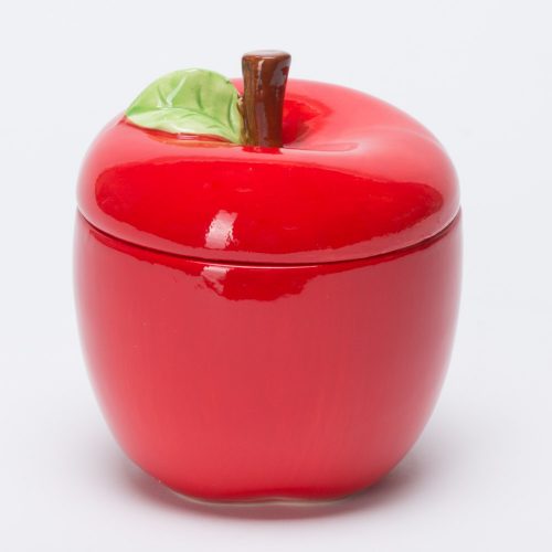 כלי מילוי תפוח עם מכסה מקרמיקה לחג ראש השנה K600052-1