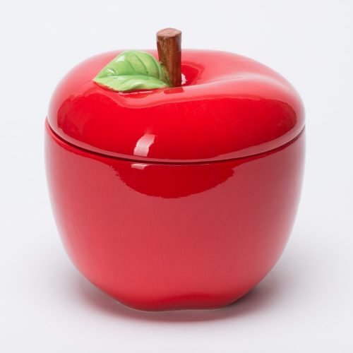 כלי מילוי תפוח גדול עם מכסה מקרמיקה לחג ראש השנה K600053-1