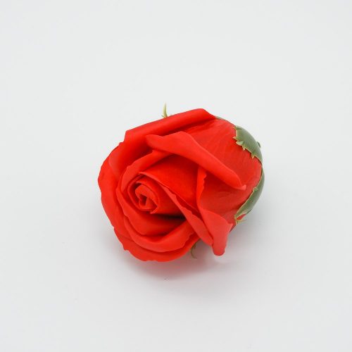 פרח סבון בודד ורד בצבע אדום K400385