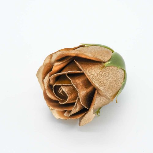 פרח סבון בודד ורד בצבע זהב K400389