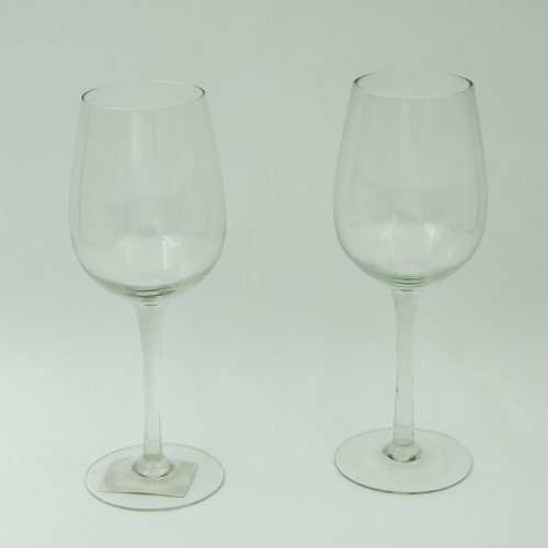 זוג כוסות יין זכוכית K600171-1
