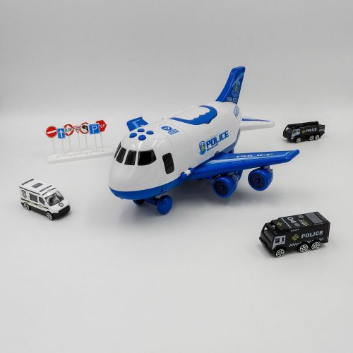 מטוס צעצוע חשמלי בסט למשחק שדה תעופה משטרה לילדים K200517-2