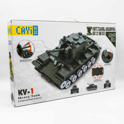 משחק הרכבה לגו טנק KV-1 צבאי 681 חלקים K200564-1