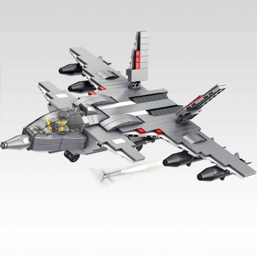משחק הרכבה לגו 501 חלקים מטוס קרב להרכבה K200603-1