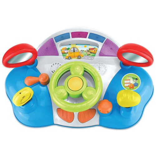הגה צעצוע צבעוני לתינוקות עם אורות וצלילים K200615-1