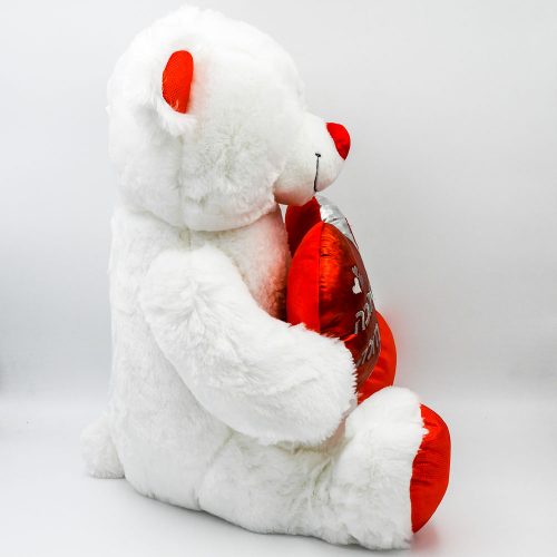 דובי עם לב אדום 60 ס"מ מטאלי זוהר באהבה גדולה תמונת פרופיל