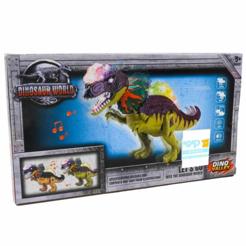 דינוזאור צעצוע עם כנפיים זזות ואורת צבעוניים K200798-1