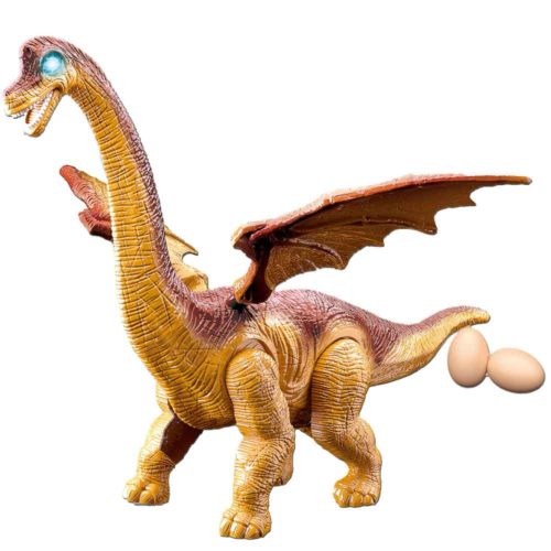 דינוזאור צעצוע ברכיוזאורוס מטיל ביצים קול ואורות K200840
