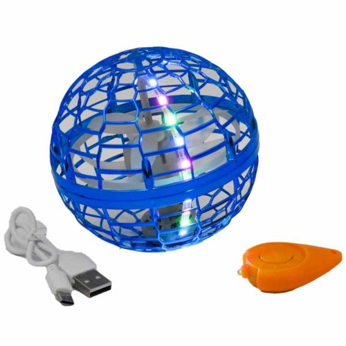 כדור מעופף בומרנג עם אורות ב-3 צבעים כחול עם אורות