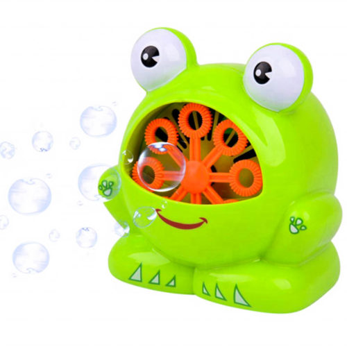 מכונת בועות סבון לילדים חשמלית צפרדע K200945-1