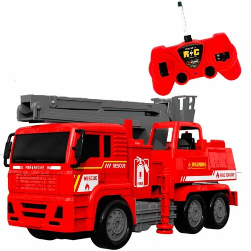 משאית כיבוי אש על שלט עם מנוף ואורות K201102